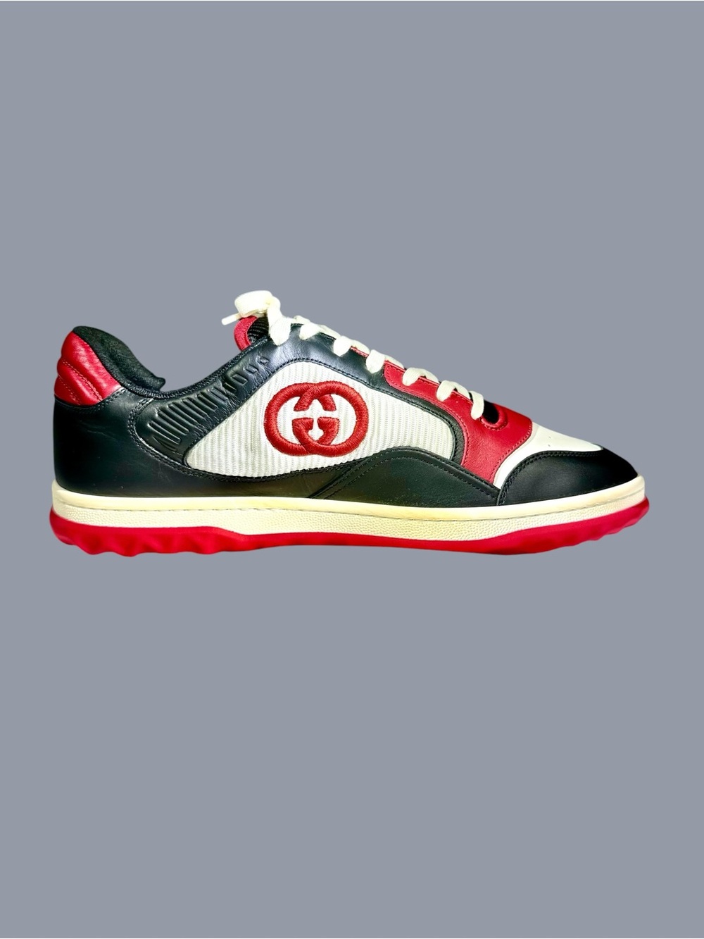 NWOT Gucci MAC80 Men's Low-Top Leather Sneakers - Picture 10 of 14